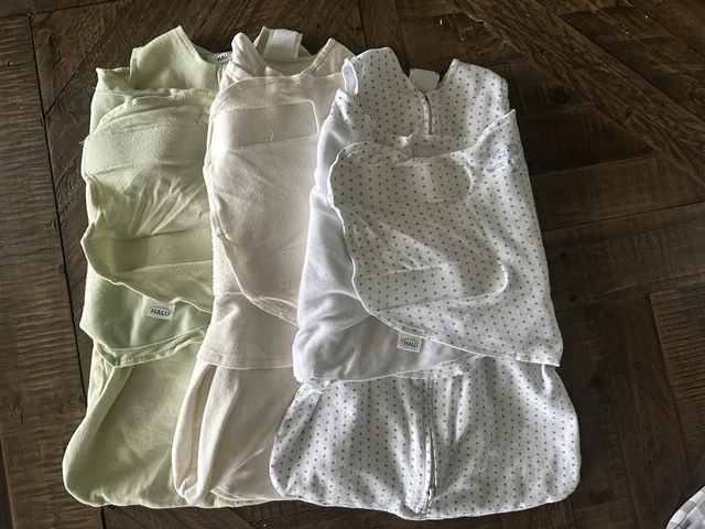 Large Lot of Baby Swaddles. Halo Swaddle, Love to Dream, Woombie. 10 pieces Large Lot of Baby Swaddles. Halo Swaddle, Love to Dream, Woombie. 10 pieces