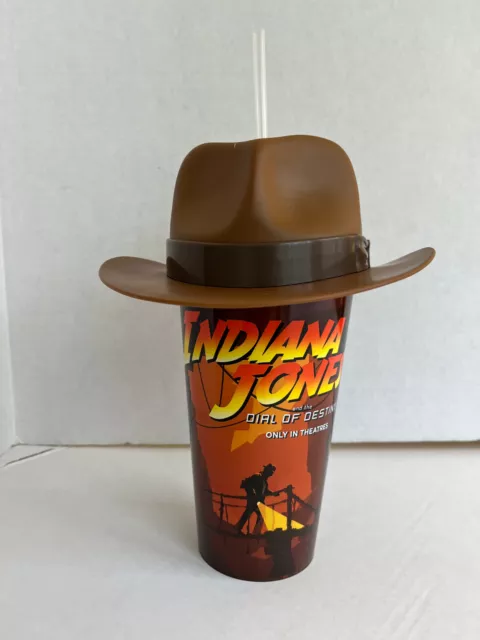 Indiana Jones & The Dial Of Destiny Cup 32oz with Topper Fedora Hat