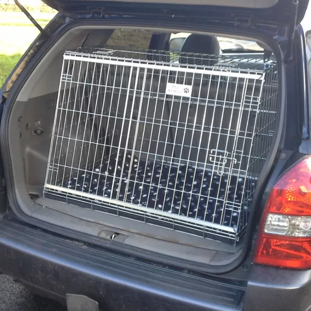 HYUNDAI TUCSON Sloping Dog pet puppy travel training cage crate transporter