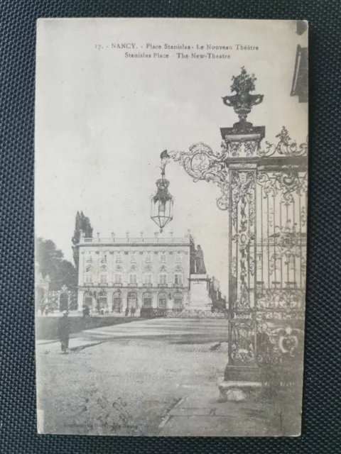 CPA 54 NANCY - Place Stanislas - The New Theatre