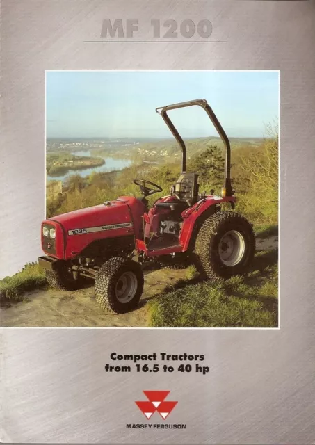 Farm Tractor Brochure - Massey Ferguson - MF 1200 Series - Lawn - 2001 (FB760)