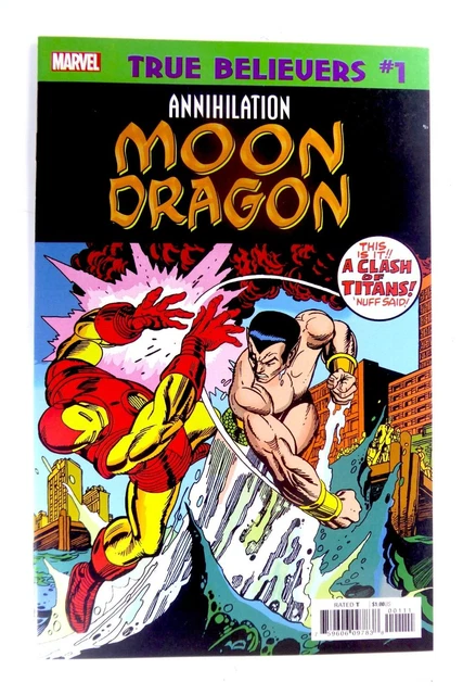 Marvel TRUE BELIEVERS ANNIHILATION MOON DRAGON (2020) #1 Iron Man Reprint NM