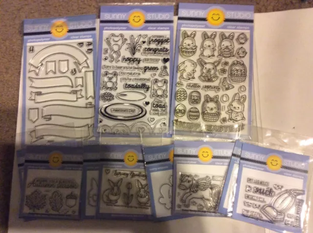 Mixed Stamp Lot - Sunny Studios, Brand New Mixed Sets Some With Dies