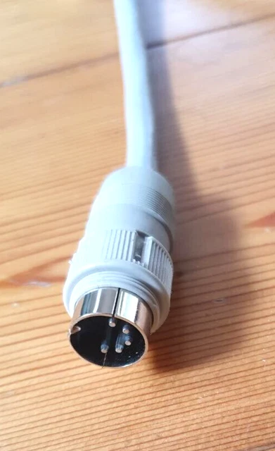 DIN STECKER 5 polig mit Kabel (Ende offen) für Bastler EUR 1,00 ...