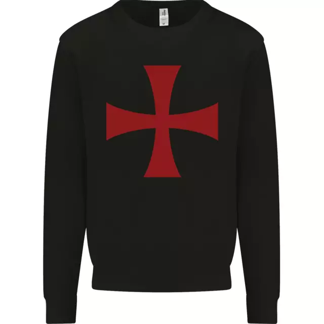 Cavalieri Templari Croce Vestito Uomo Felpa Maglione