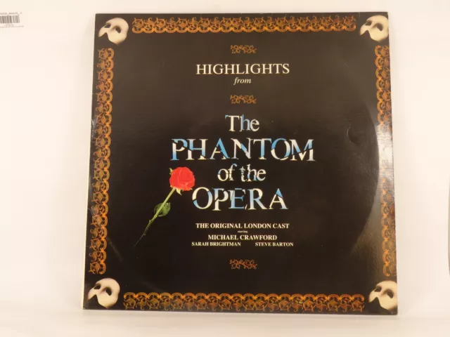 Phantom Of The Opera Highlights From Original London Cast (425) Lp Polydor