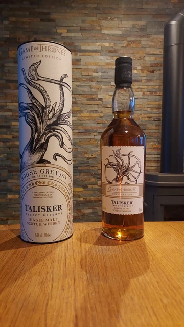 Bouteille Talisker Whisky , édition limitée Game of Thrones . Rare sur le marché