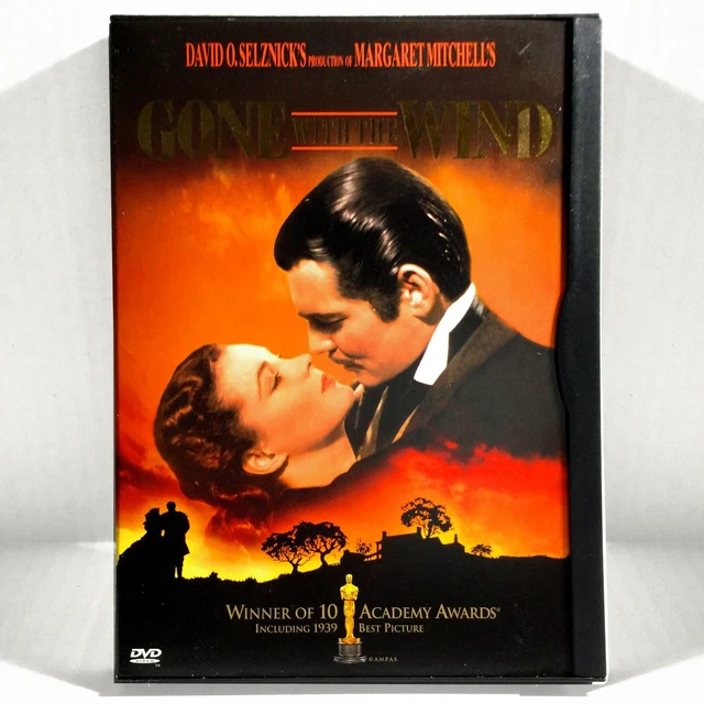Gone with the Wind (DVD, 1939, Full Screen) Like New !  Clark Gable Vivien Leigh