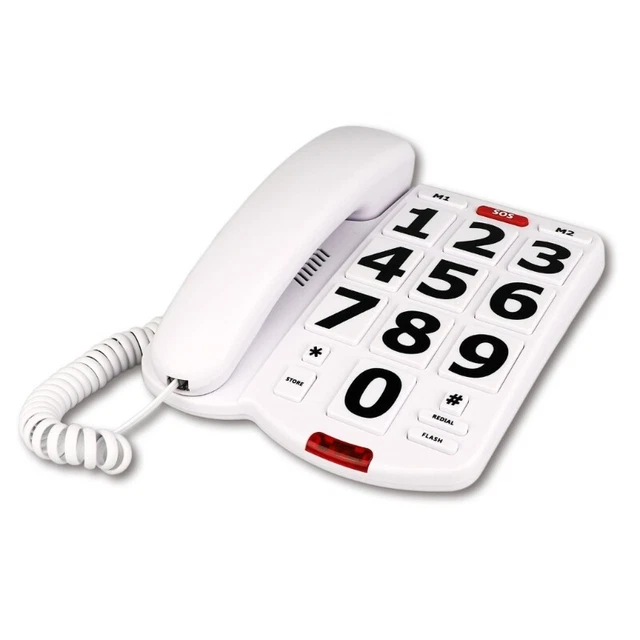 Landline Phones Fixed Telephone for Office Home Bathroom Emegency Telephone
