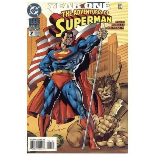Adventures of Superman (1987 series) Annual #7 in NM condition. DC comics [k!