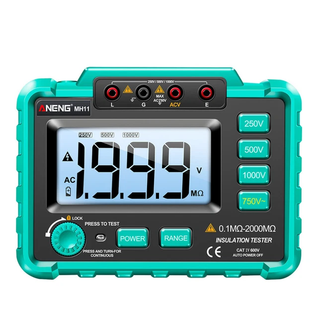 Tester isolamento multimetro numero tester batteria digitale