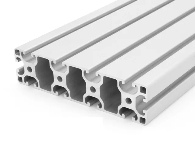 Alu Profilé aluminium 40x160 L type I fente 8 clair argent (82,90€/m,min.1€)