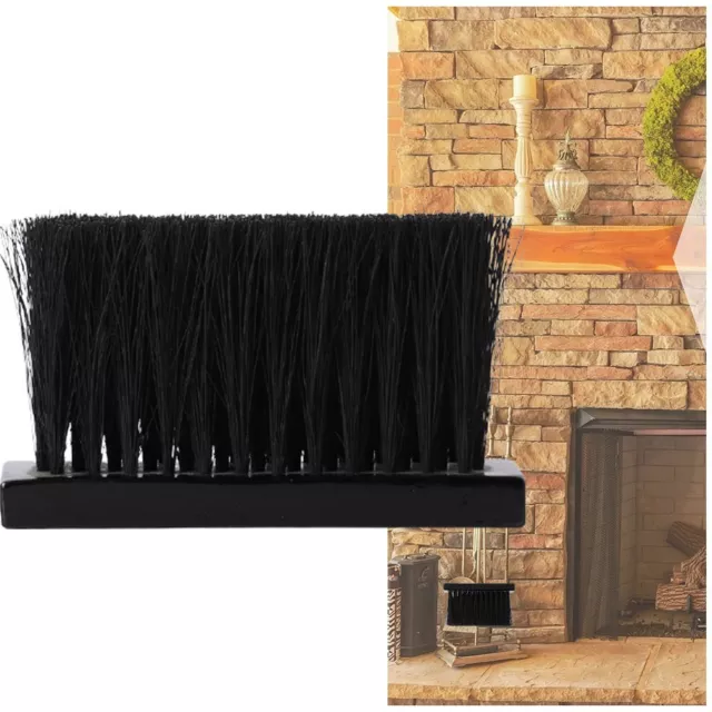 Convenient Wood Handle Fireside Fireplace Brush for Efficient Maintenance