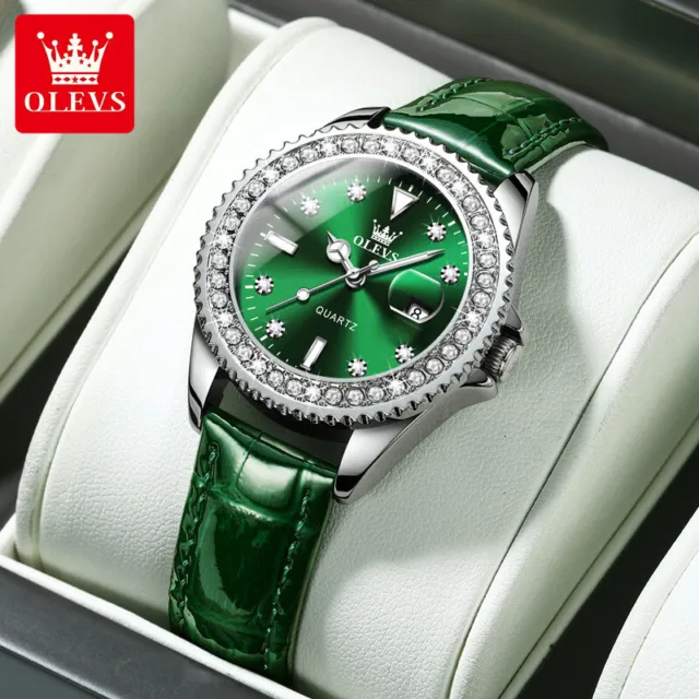 OLEVS New Luxury Women's Watches Quartz Watch Waterproof Luminous Wristwatches