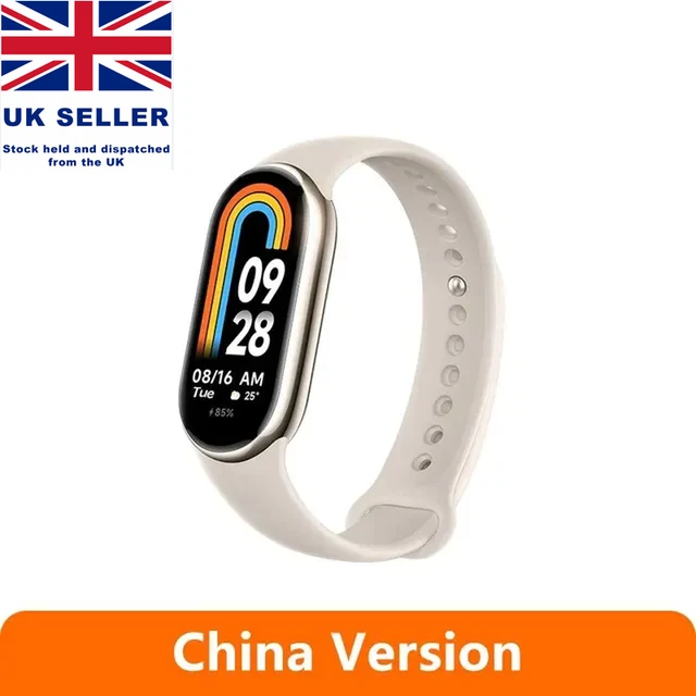 2023 Xiaomi Mi Band 8 Smart Band AMOLED 5ATM Waterproof Gold Health Tracker  X