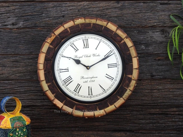 Horloge Automatique à Bascule Murale/de Table En PVC Et Acier Inox Pour Chambre P55941