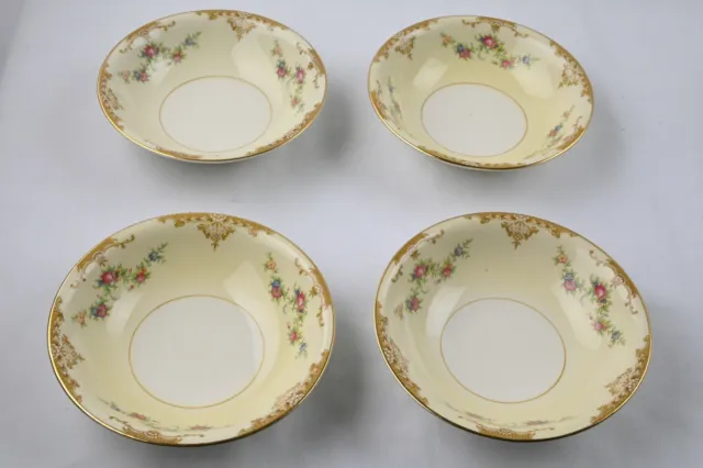 Homer Laughlin Aristocrat 5-1/4" Dessert Bowl Set Of 4