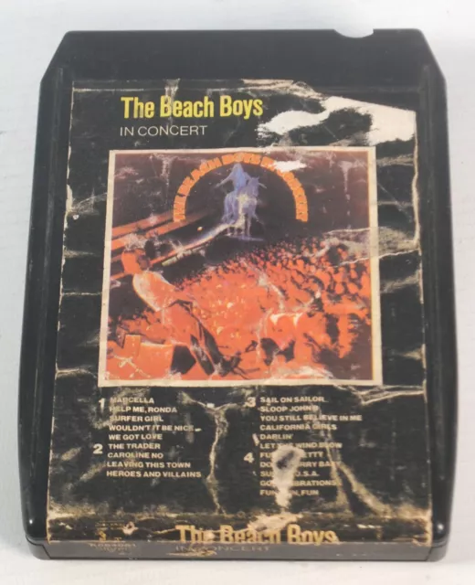 8-track 8 track tape cassette cartridge BEACH BOYS IN CONCERT california girls