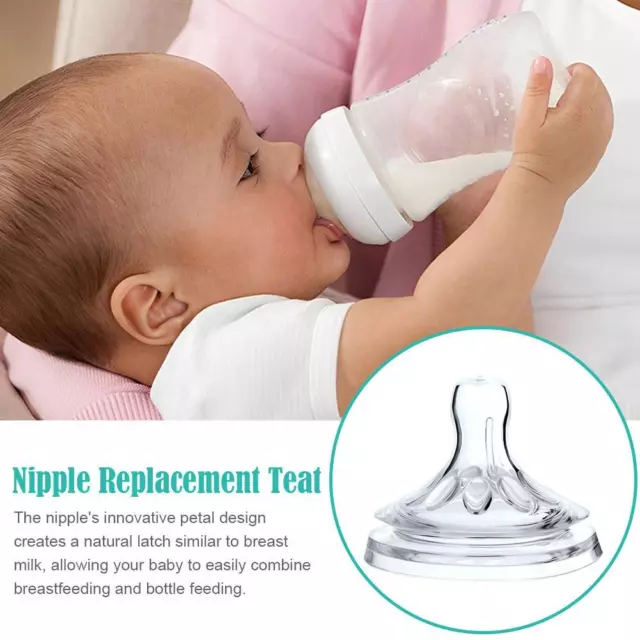 Sauger für Avent Natural Wide Nipple Ersatzsauger weich BPA frei.