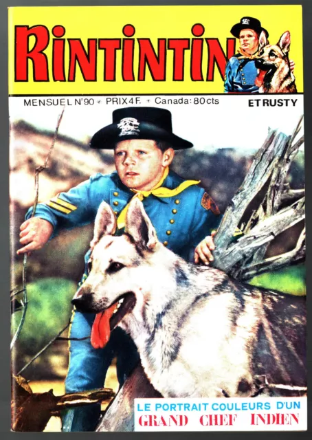 MENSUEL RINTINTIN ET RUSTY n°90 ¤ ROBINSON ESPACE / BONANZA ¤ 1977 SAGEDITION