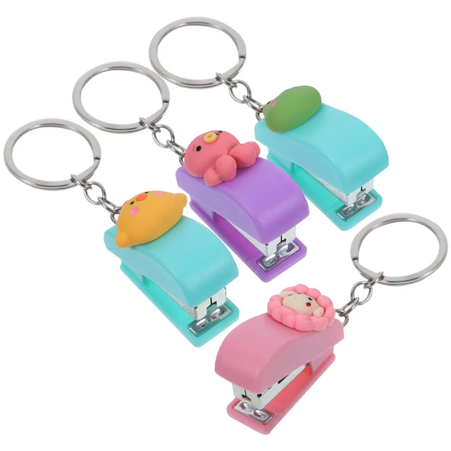 4 Pcs Addominali Cucitrice Piccola Ufficio Cucitrici Per Animali Da Portachiavi