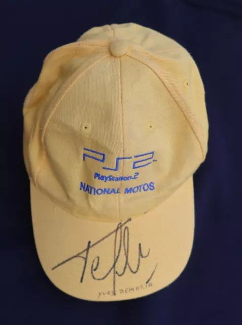 Casquette signée Yves Demaria Segui Moto Chauch 2004 Autographe SIGNED HAT CAP