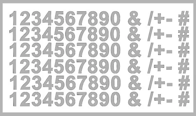 Aufkleber 3 D Buchstaben Zahlen silber Metall Alphabet 0-9 Initialen Auto  Name