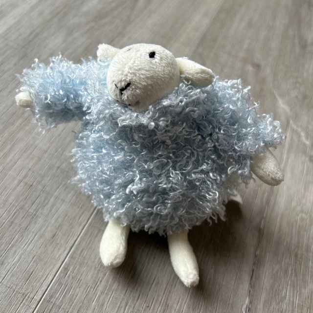 Fluffernutter Toy JELLYCAT I AM Fluffernutter Lamb Sheep Blue Plush Soft Toy Retired RARE ...