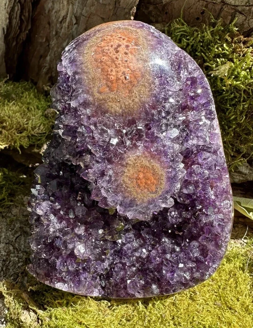 1,2kg Premium Amethyst - Achat , Geode  aus Mineralien / Edelstein - Sammlung