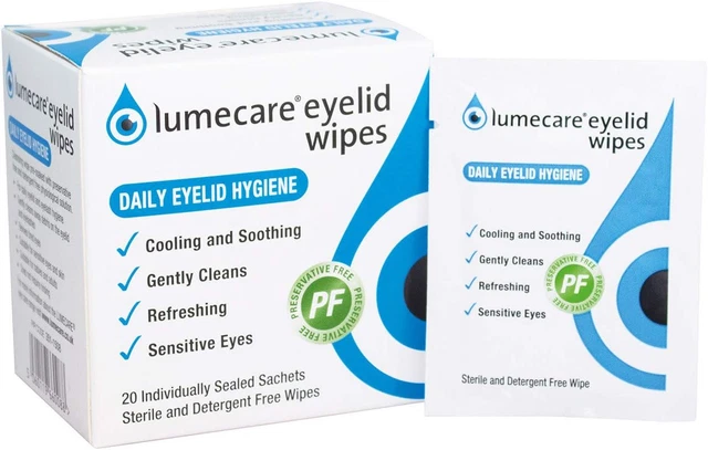 Toallitas para párpados LUMECARE 20 SOBRES x 1