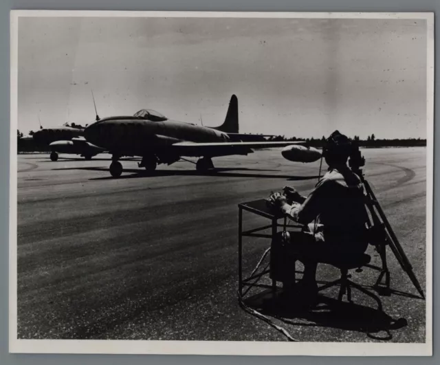 Lockheed Qf-80 Shooting Star Pilotless Jet Vintage Usaf Photo P-80 F-80 Sperry