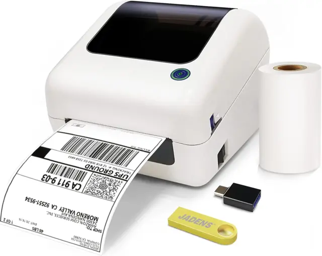 THERMAL SHIPPING LABEL PRINTER 4 x 6 Label Maker Compatible with Mac, Windows