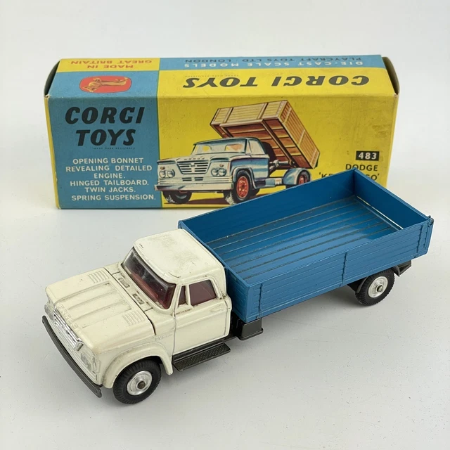 Corgi Toys Dodge New Fargo Cattle Truck - Vintage - 1/43 Approx - Pièces Ou Resto