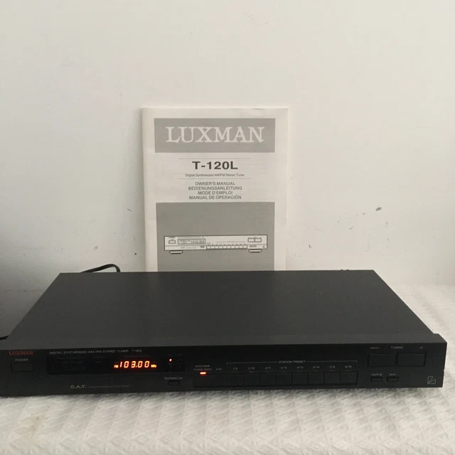 Tuner Radio Luxman T-230L – Synthétiseur Vintage – Occasion Bon état