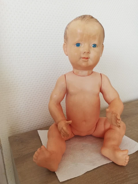 BAIGNEUR BEBE POUPON ANCIEN EN PLASTIQUE Appeville-Annebault 27290