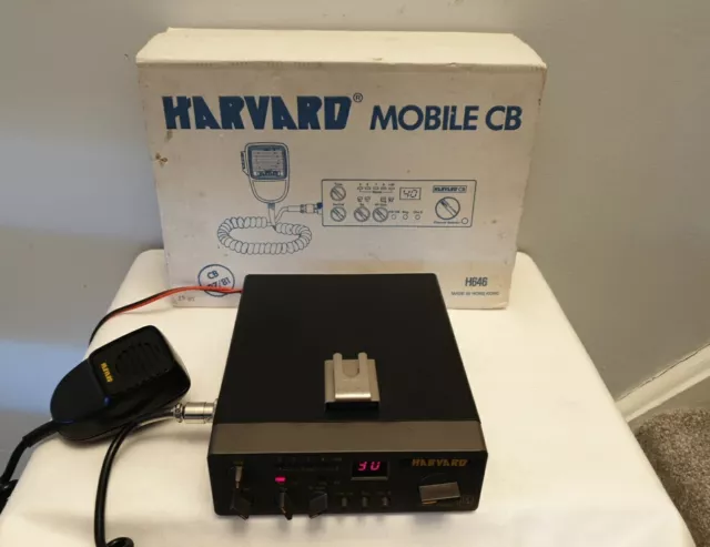 Vintage Harvard Mobile CB Radio H646 Working