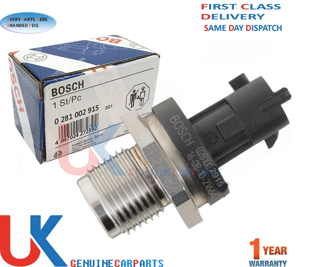 FUEL RAIL HIGH PRESSURE SENSOR for RENAULT TRAFIC MASTER VAUXHALL