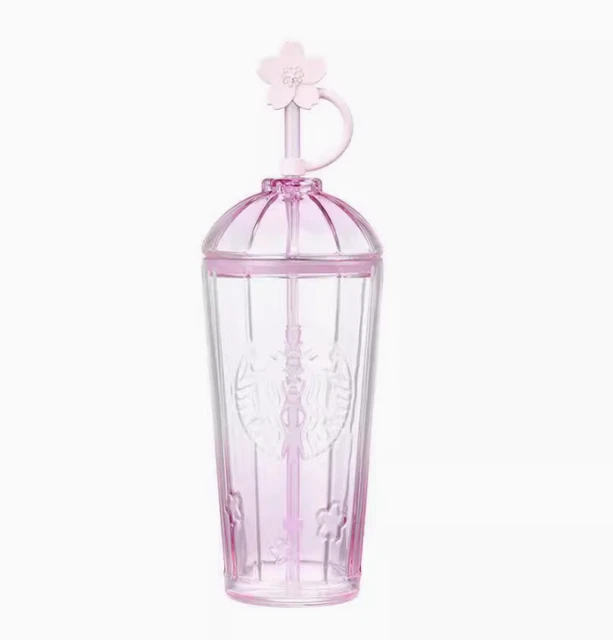 KOREAN STARBUCKS CUP 2024 Spring Sakura Cherry Blossoms Glass Tumbler