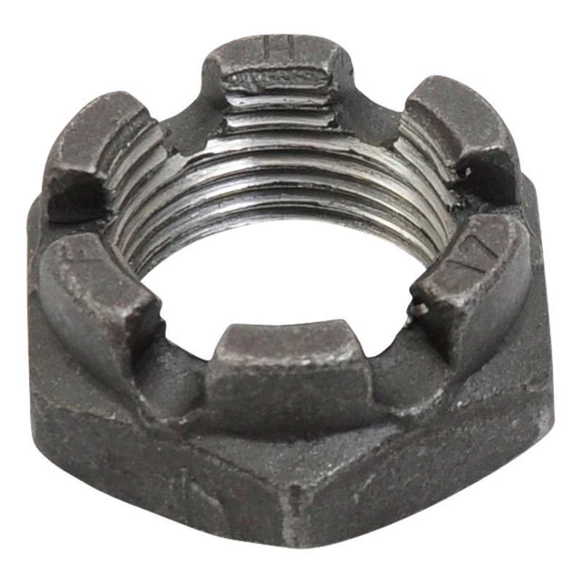 Dado corona forma bassa DIN 937 altezza 11 mm corone dado acciaio filettatura fine