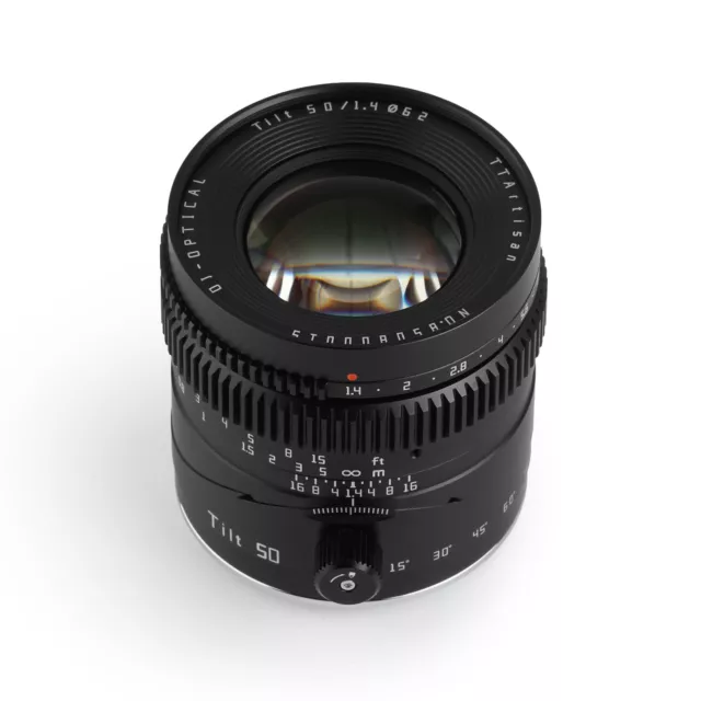 TTArtisan 50mm f1.4 VF TILT für Sony E schwarz / black Objektiv Lens 3