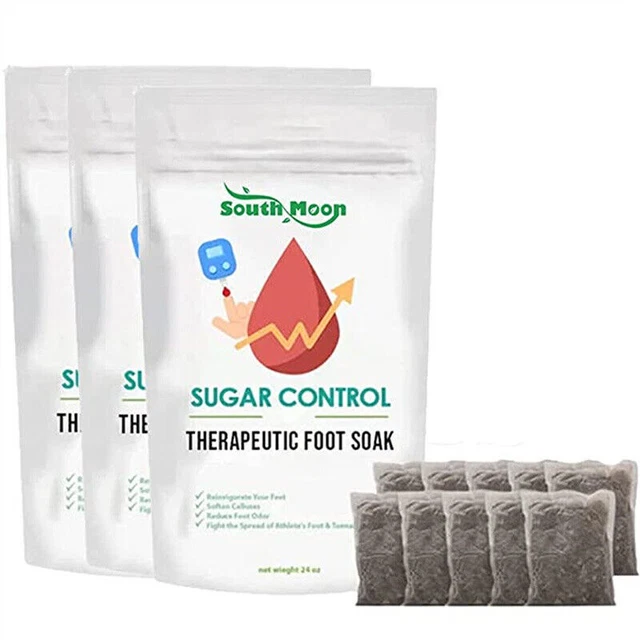 Remojo terapéutico natural para pies con control de azúcar, seguro y fácil de usar