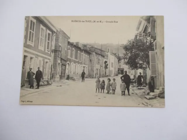 Cpa Meurthe Et Moselle 54 Blenod Les Toul Grande Rue