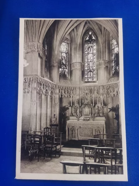 Cpa Château D Amboise Intérieur De La Chapelle Saint Hubert