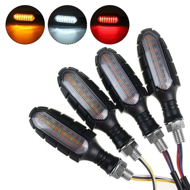 Frecce Per Moto Honda - 4 Pezzi Segnali Svolta Anteriori E Posteriori - Foto 7