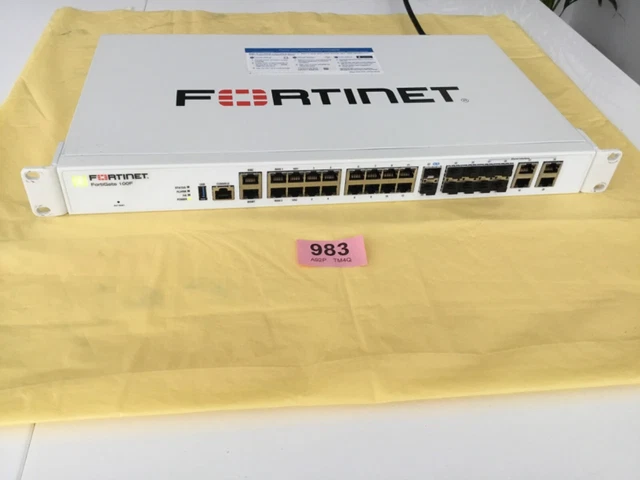 FORTINET FORTIGATE 100F Model: FG-100F Firewall - Ref: 983J 08/11 £500. ...