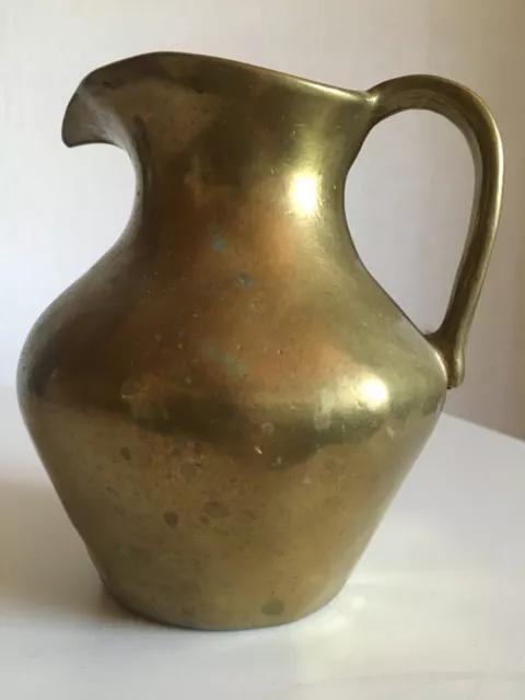 Messing Vase. schwer Höhe 12 cm