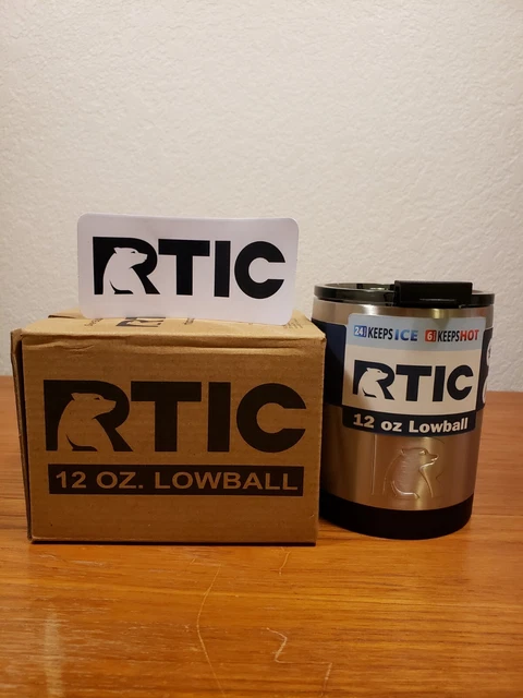 RTIC 12oz Lowball Tumbler Vacuum Insulated- Silver