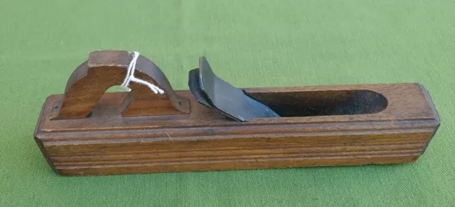 Ancien Petit Rabot Semelle Plane - Ébéniste - Très Bel Objet -  H5 3