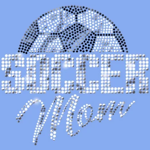 Soccer Mom - Sequins T Shirt You Choose Style, Size, Color R00032