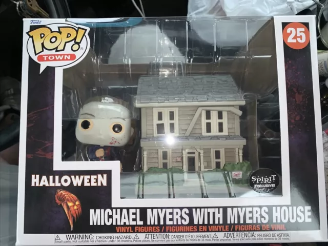 Funko Pop Town Halloween Michael Myers with Myers House #25 - NEW! MINT!